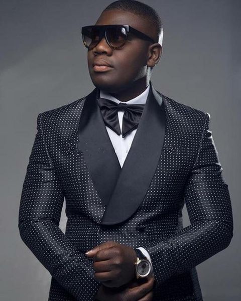 

2019 new groom tuxedos groomsmen red white black shawl lapel man suit wedding men's blazer suits custom made (jacket+pants