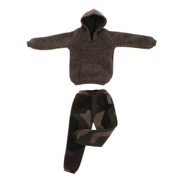 

6th scale sweatshirt camouflage trousers for toys 12inch figure doll