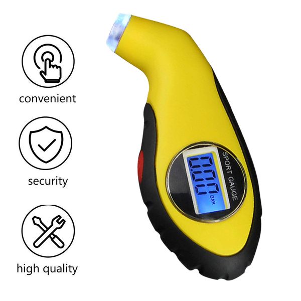 

измеритель давления воздуха в шинах электронный цифровой жк манометр автомобильных шин барометры тестер инструмент для автомобиля мотоцикла