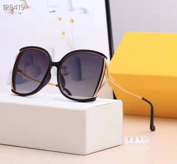 

luxury new fashion retro sunglasses woman brand designer woman's sunglasses woman's sunglasses with case and box, White;black