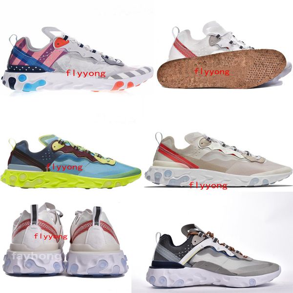 

Epic React Element 87 Undercover Men Running Shoes For Women Designer Sneakers Sports Mens Trainer Shoes Sail Light Bone
