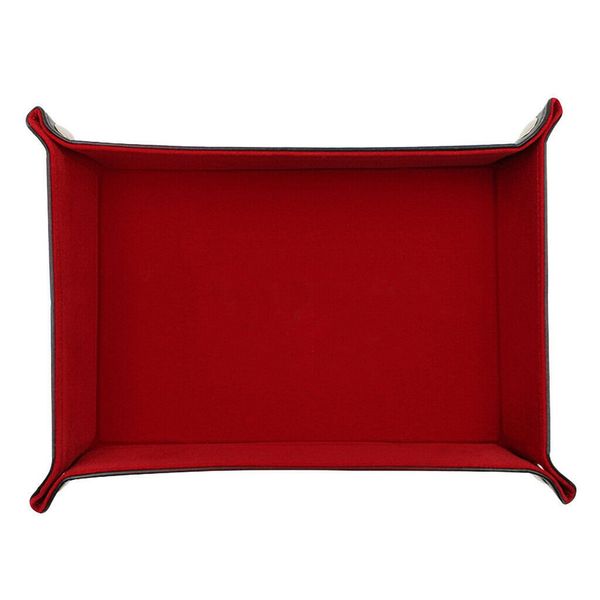 

современные настольная игра пряжка твердая ктв главная key square office pu кожаный складной dice держатель для хранения лоток столешница ор