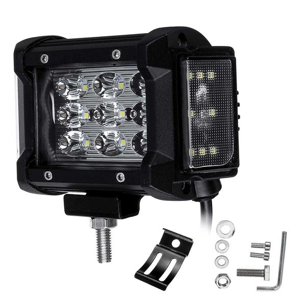 

10-30v 75w 25 led cube work light bar spot fog driving lamp offroad suv atv utv 4wd