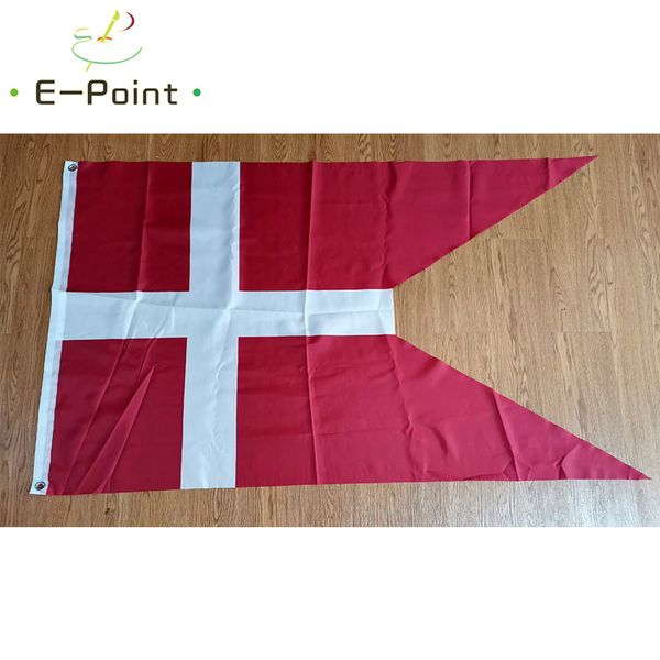 Naval Ensign Дании Флаг 3 * 5 футов (90см * 150см) Полиэстер флаг Баннер украшение летающего флаг сада дома Праздничные подарки