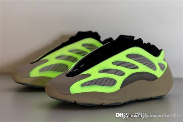 

2020 originals 700 v3 azael kanye west glow in the dark fw4980 white running shoes men women authentic sports sneakers with box