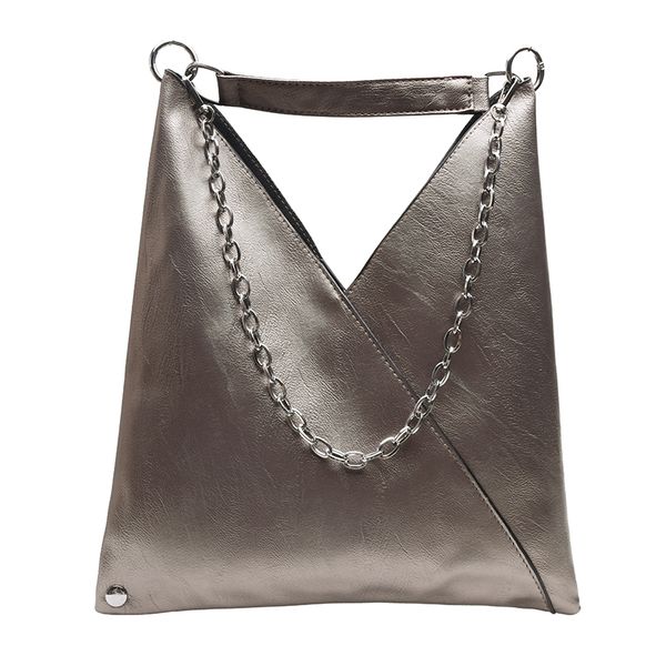 

vintage fashion female tote bag 2019 new quality leather women's handbag large capacity chain shoulder messenger bag