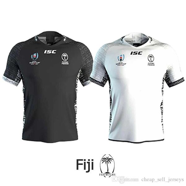 

2019 2020 Fiji Rugby World Cup Jersey New Zealand All black National Men's Super Rugby Home Away Jersey shirt Thailand