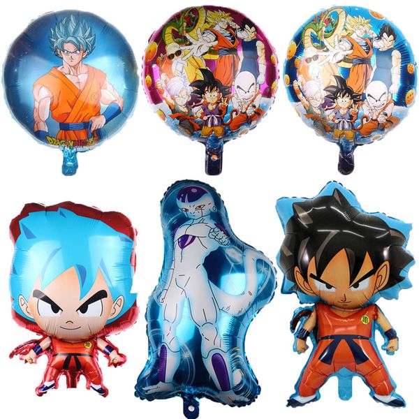 2019 Cartoon 7 Dragon Ball Z Son Goku Foil Balloon Happy