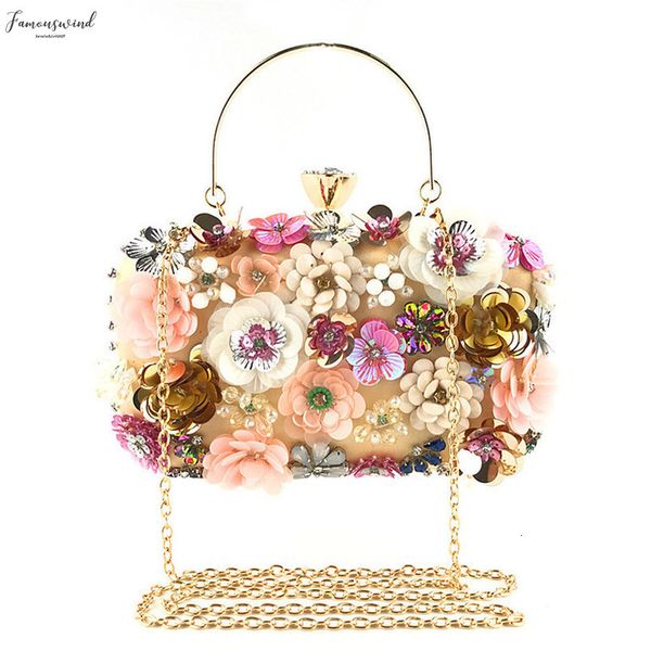 

handbags floral fashion women bags designer flower decoration clutches evening crossbody bags party fashion m7
