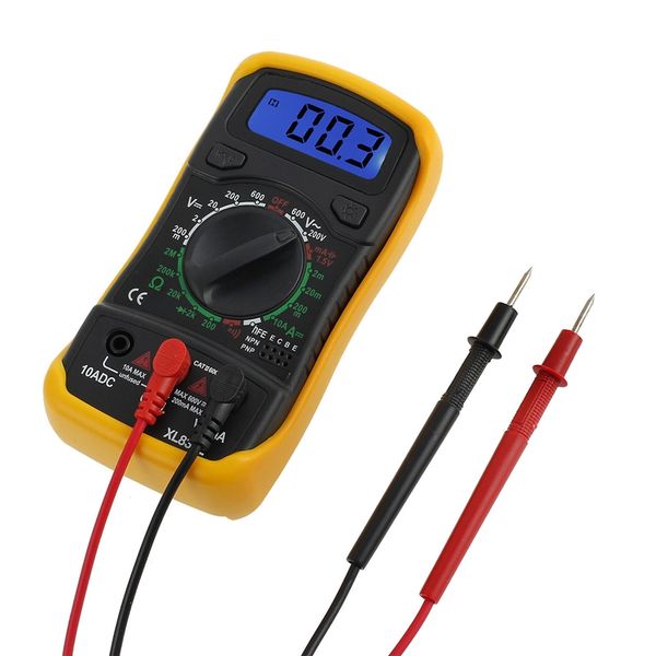 

xl830l lcd digital multimeter, back ground light, ac dc voltmeter ohmmeter multi tester