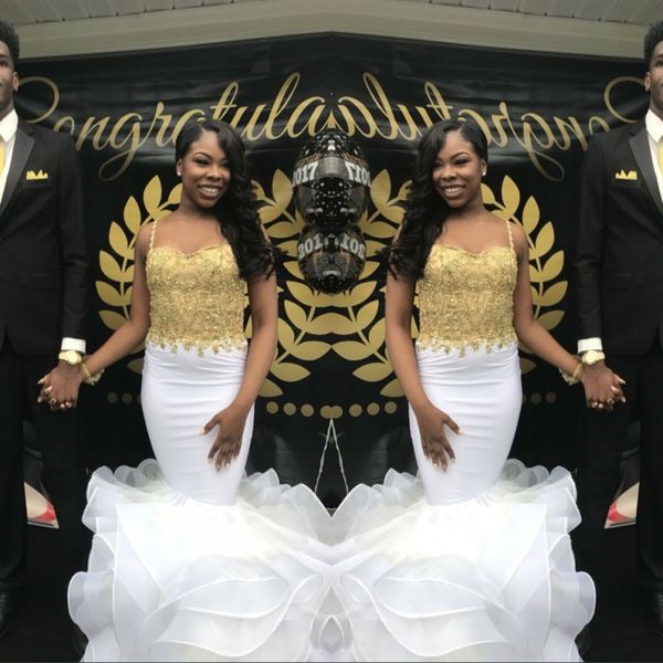 

черная девушка белые платья выпускного вечера 2019 русалка длинные аппликации спагетти ремень вечернее платье гала платье de феста на заказ, Black