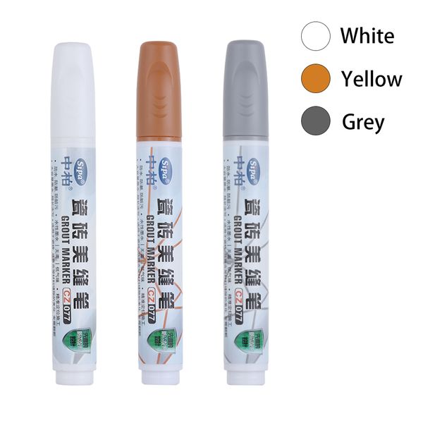 

1pc waterproof tile pen gap repair refill grout refresher kitchen shower bathroom paint cleaner fit for floors walls hand tools