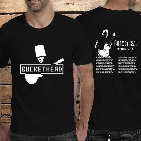 

men's t-shirts buckethead live tour dates 2021 t-shirt, White;black