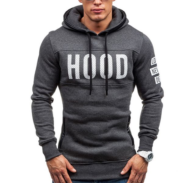 

hooded sweatshirt men's badge prints sweatshirt men's hooded hip-hop winter hoodie men's pullovers cotton yarn new, Black