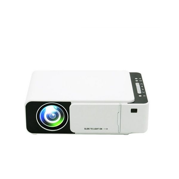 

t5 portable led projector 4k 2600 lumens 1080p hd video projector usb hdmi beamer for home cinema optional wifi projector