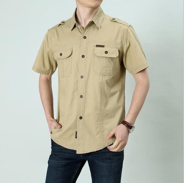 

mens 2020 designer luxury shirts summer plus size short sleeve shirts casual loose lapel neck male clothing, White;black