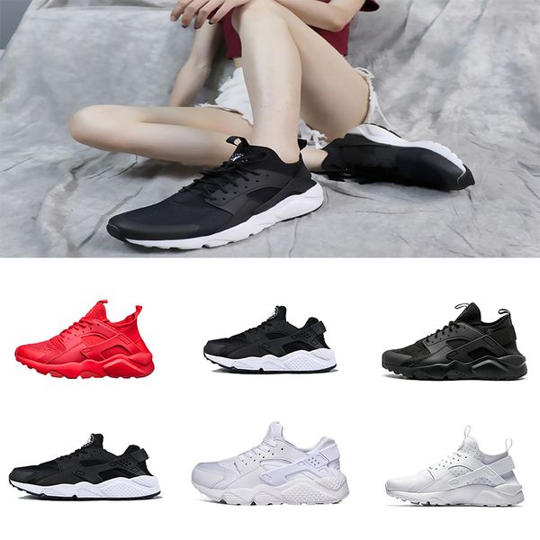 

2019 new men women shoes hurache running shoes for men sole triple white black huraches sports huaraches sneakers harache mens designer shoe