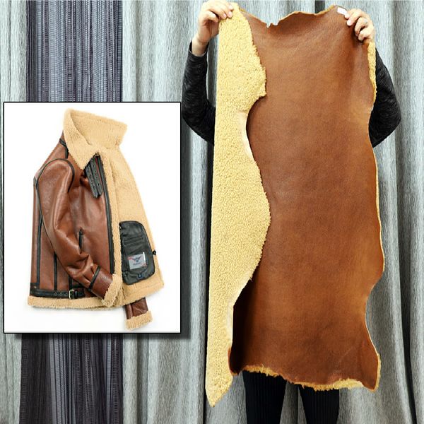 

real шуба зимние мужские одежда 2020 100% натуральная кожа куртка sheep shearling bomber jacket дубленки hiver m860, Black