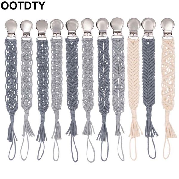 

винтаж простой вязание крючком соска клип детские хлопок кисточкой соска цепи для новорожденных прорезывания зубов пустышка жевать манекен к