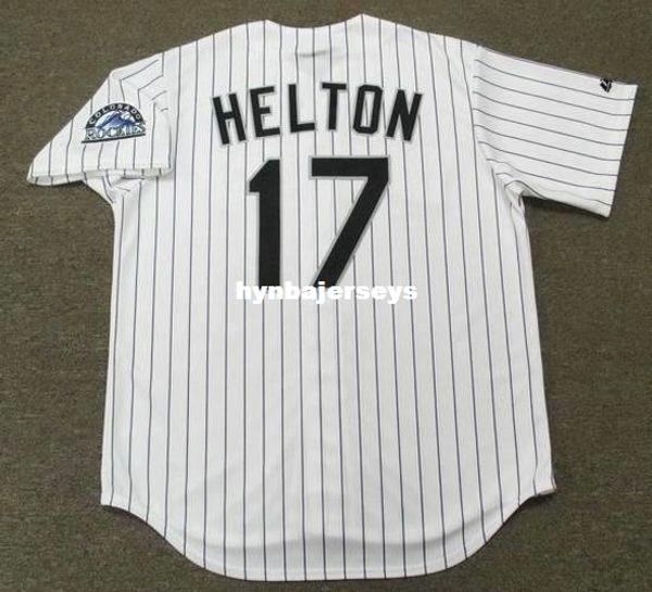 

custom todd helton colorado stitched 2001 majestic vintage home baseball jersey retro mens jerseys shirt, Blue;black