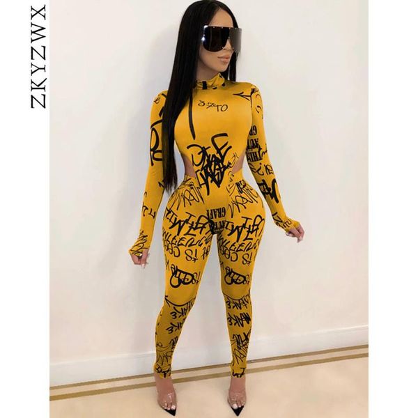 

zkyzwx sexy 2 piece set женщины 2020 весна одежда rompers bodysuit top pant пот костюмы соответствующие наборы из двух частей клуба эпикиров, White