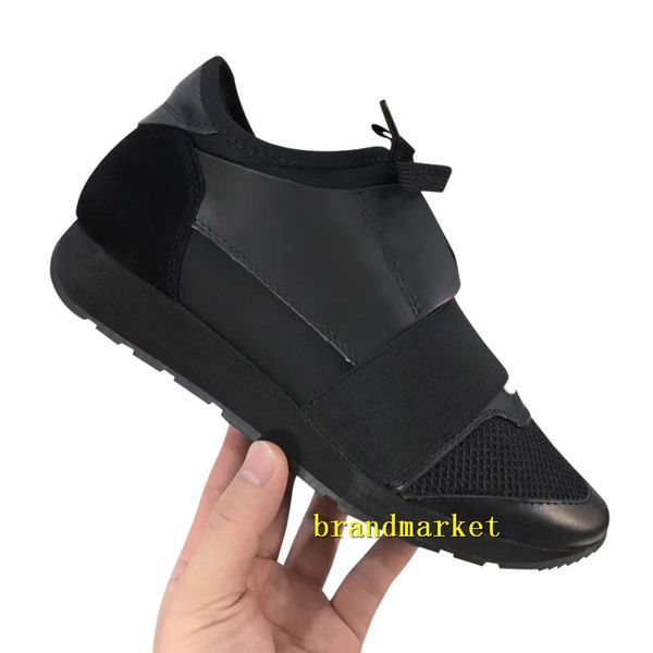 

new popular brand casual shoe man woman sneaker fashion mixed colors red blue nude mesh trainer designer shoes drop shipping with box, Black