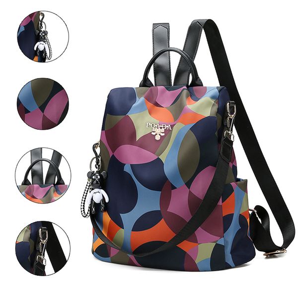 

backpack casual anti theft backpack for teenager girls women oxford multifuction bagpack schoolbag 2019 sac a dos mochila