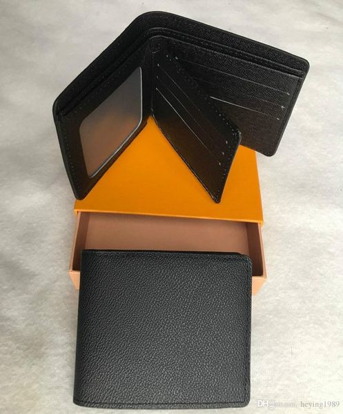 

mens 2018 new l bag billfold plaid pattern women wallet men pures high-end luxury s designer l wallet with box 88, Red;black