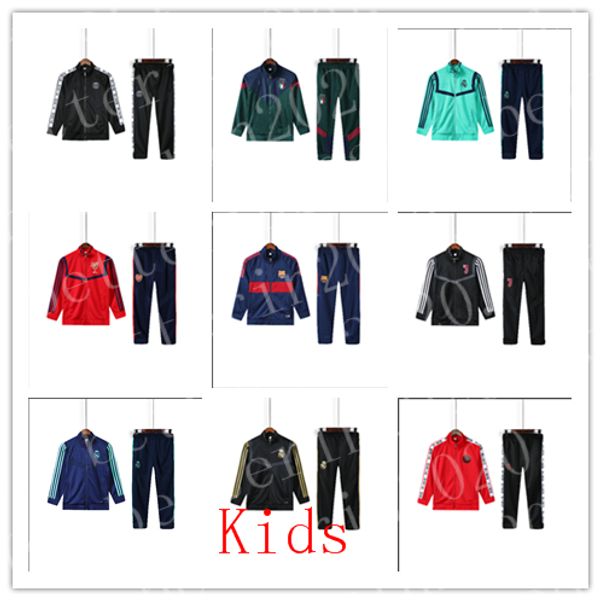 

19 20 sell quality real madrid green children's wear red children's wear italian children's football training kit, Black;yellow
