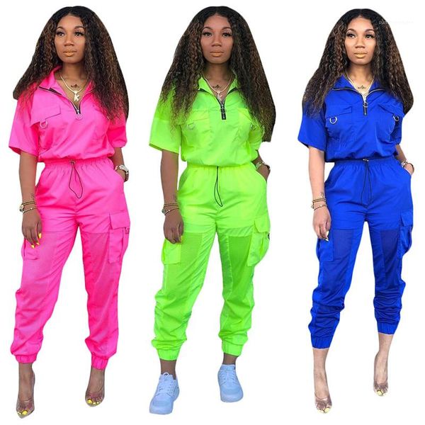 

tracksuits fashion street style solid color short sleeve two piece pants fashion casual womens tracksuits casual women designer, Gray