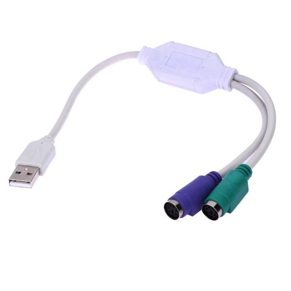 

31cm usb to ps/2 cable adapter converter mouse keyboard converter adapter for ps2 interface connector for windows