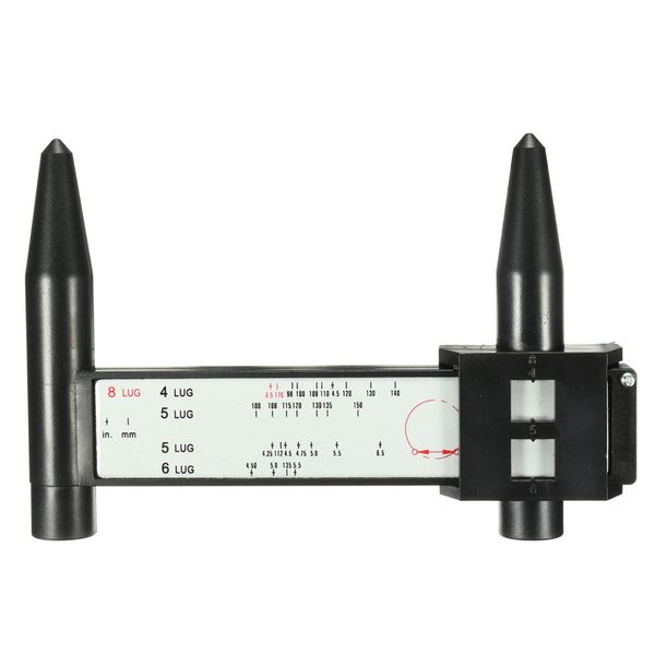 

rim wheel bolt pattern measuring tool rim pcd gauge ruler scale 8 lug