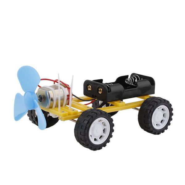 

assembling wind-up toy car toy assemble kids manual experiment educational technology diy wind powered intellectual auto