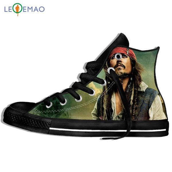 

custom image printing sneakers arrival popular man plimsolls high canvas shoes custom walking shoes, Black