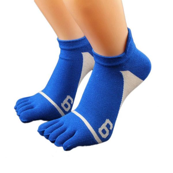 

5 pairs new mens socks cotton five finger socks casual toe socks breathable calcetines ankle sock, Black