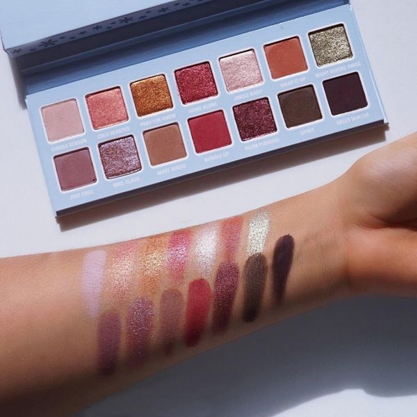 

14 color shiny eye shadow palette long-lasting waterproof metallic matte shimmer eye shadow