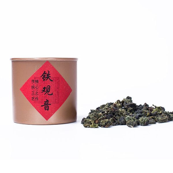 

small canned tea anxi tieguanyin fen-flavor oolong tea gift box 12-pack tea new year ceremony february 11 finished