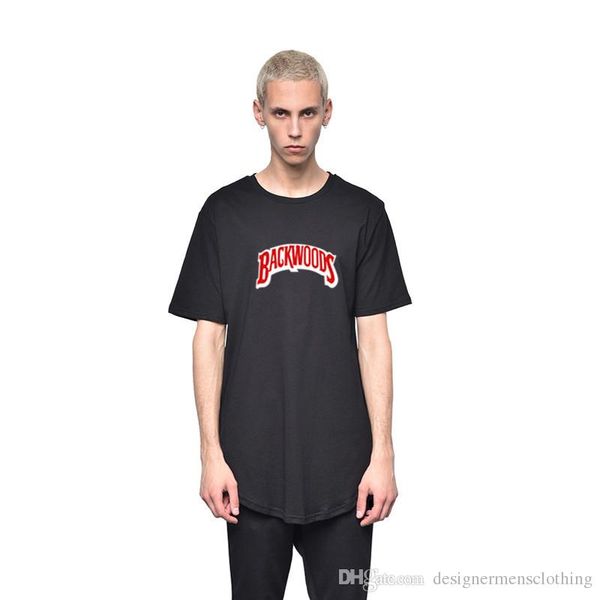

summer letter printed tshirts fashion crew neck short sleeve mens tees backwoods casual boy, White;black