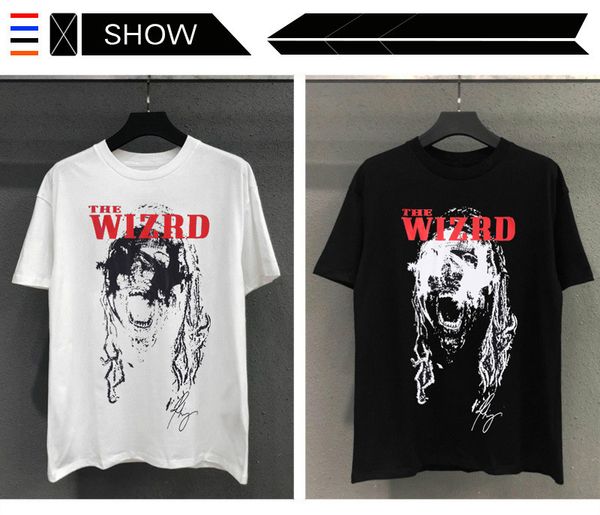 

designer fashion european and american hip-hop t-shirt tide brand rhude future x monster merch t-shirt high street high quality, White;black