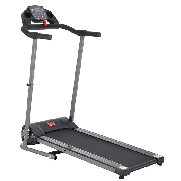 Black 500W Portable Folding Electric Motorized Treadmill Running Fitness Machine