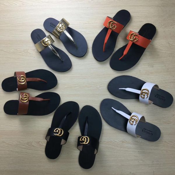 

Selling luxury de igner men 039 and women 039 ummer leather ladie andal beach lipper indoor hoe ize eur 35 42