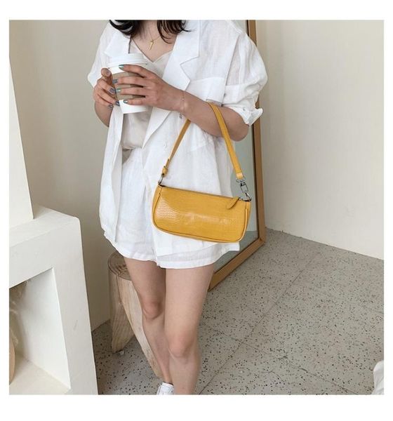 

2020 новые дамы подмышки мешок корейский моды ретро мешок плеча квадратный элегантный женский плечо