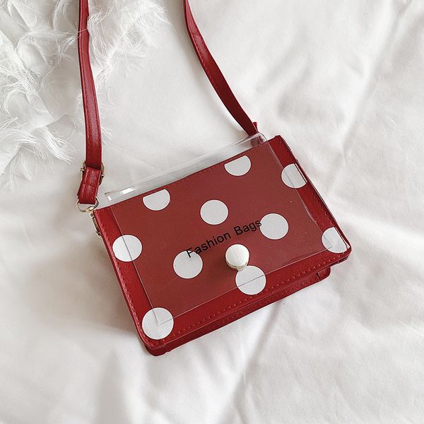 

fashion women fashion polka dot handbag elegant crossbody shoulder bag pu leather cross body satchel tote purse