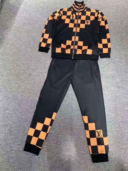 

2019 Осень Медуза Новый Повседневная мужская мода костюм Письмо Распечатать ZippeR Set