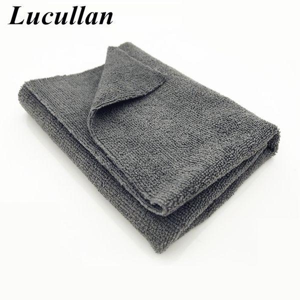 

lucullan quality basic towel 40x40cm edgeless scratch 300gsm microfiber cloth for coating, waxing, detailing and wiping