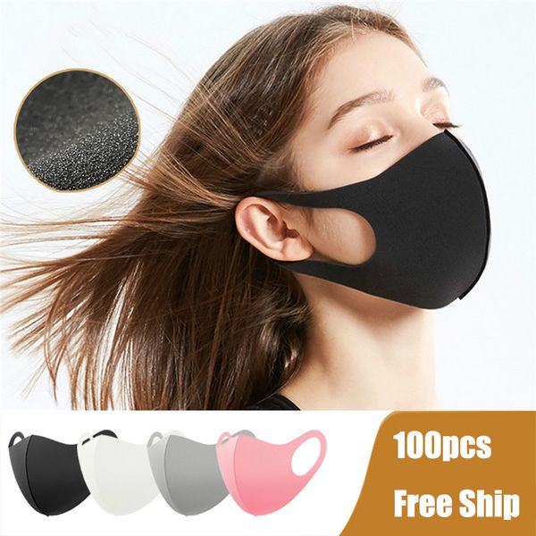 

In Stock! Ice Silk Cotton Masks Anti-Dust Face Mouth Cover Anti PM2.5 Mask Breathable Windproof Washable Reusable Facial Protective Masks