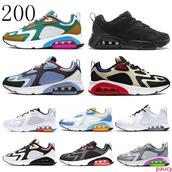 

200 running shoes men desert sand mystic green triple black world stage royal blue women designer sneakers outdoor cushion sport trainers