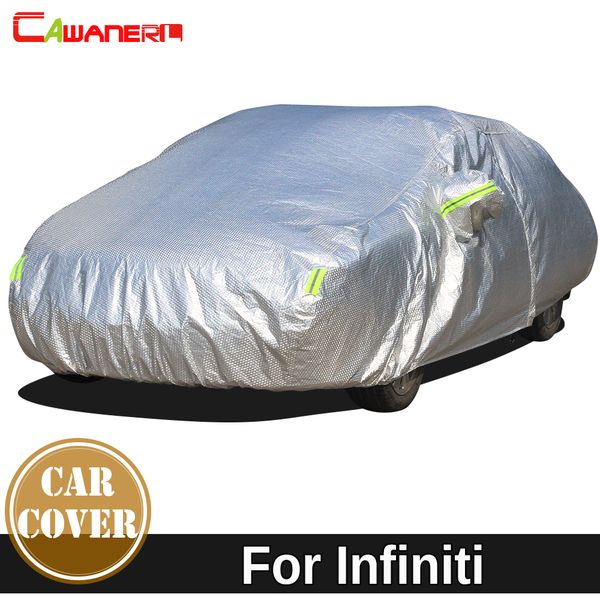 

cawanerl thicken cotton car cover waterproof sun shade snow rain hail dust protection auto cover for infiniti esq ex fx g series
