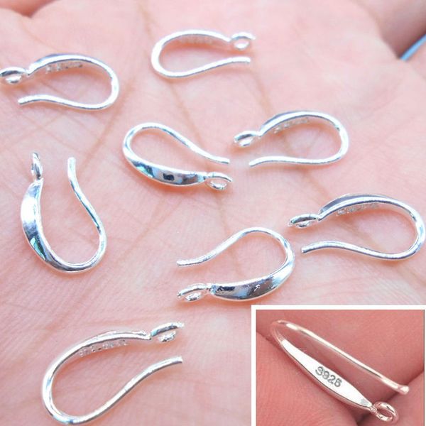 

diy making jewelry 925 sterling silver earring hook ear wires for crystal
