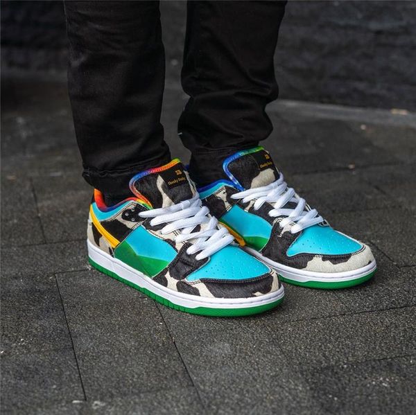 

sb dunk low ben jerry's running shoes men women chunky dunky white lagoon pulse black university skateboard sneakers mens trainers 36-4